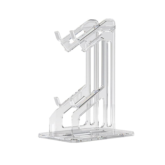 KRTYDBFZ Clear Controller Stand with Build In Multicolor LED Lighting for Game Consoles