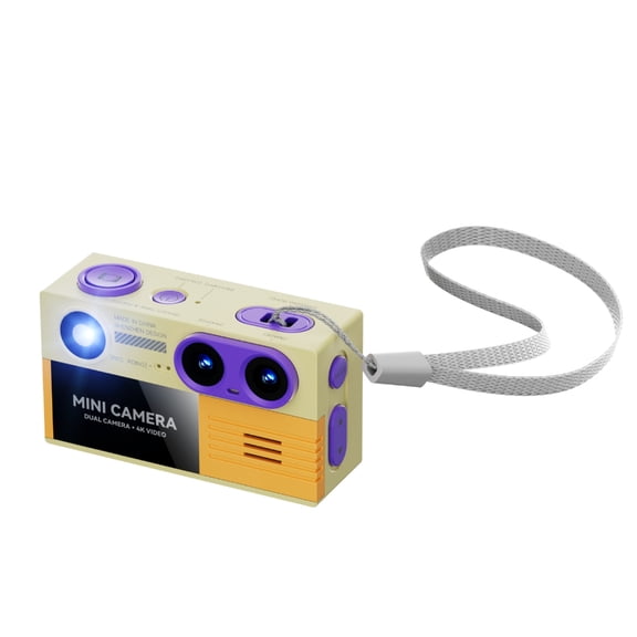 KRTYDBFZ Compactly Thumb Camera With Double Lens And Multiple Built In Filters For Photography