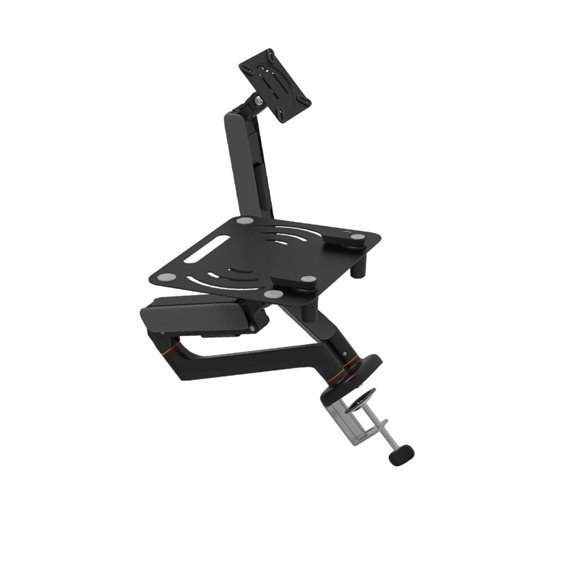 KRTYDBFZ Gas Spring Desk Mount for Monitor and Laptop Workstation Setup