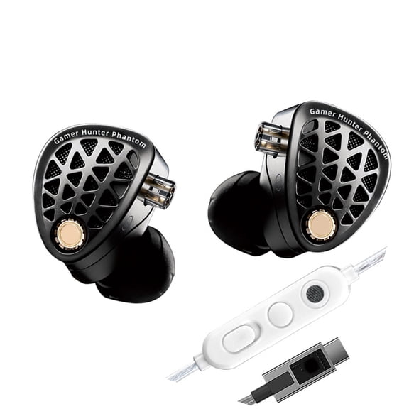 KRTYDBFZ In Ear Gaming Earphones with Rich Soundstages And Detailed Sound Clarities