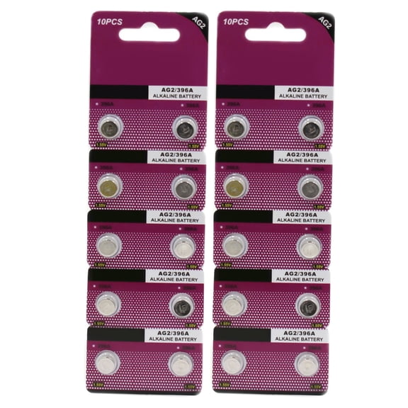 KRTYDBFZ Multipacks of 20/10 AG2/LR726/396 Watch Battery Alkaline Button Cell Batteries Button Batteries for Toy & Timepieces