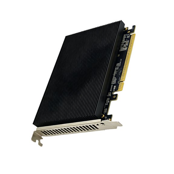KRTYDBFZ PCIe4.0 X16 To 4 Port M.2 NVMes SSDs Expansion Card With Heat Sink For Workstations And Servers