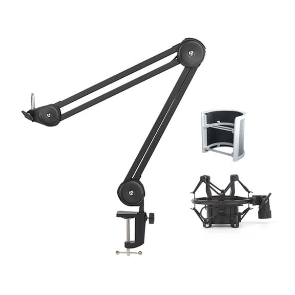 KRTYDBFZ Professional Microphone Stand Arm Adjustable for Studio Recording Podcasting