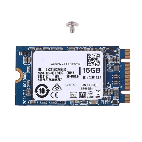 KRTYDBFZ Reliable 16GB M.2 2242 Metal Hard Drive for PC Read:800MB/s Write:160MB/s