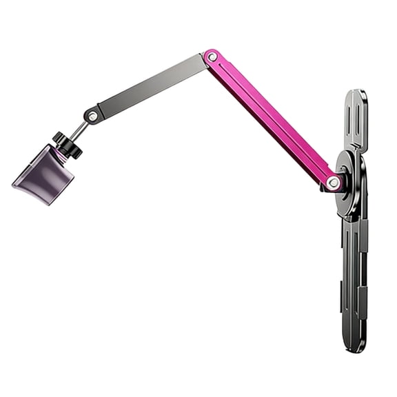 KRTYDBFZ Strong Metal Wall Mount Hair Dryer Stand With Flexible Extending Arm