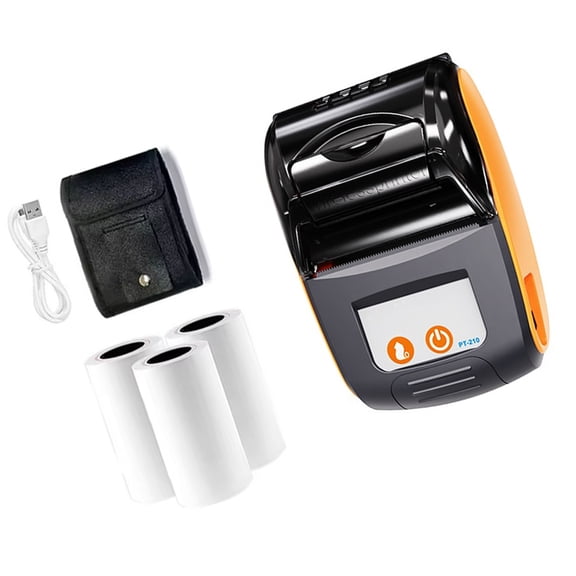 KRTYDBFZ Thermaled Printer Bluetooth-Compatible 57mm Paper Support Multiple Barcodes