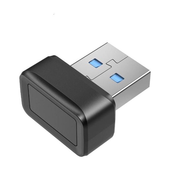 KRTYDBFZ USB Fingerprint Key Reader Advanced Security Access Window Hello Fingerprint Reader for Windows10/11 Laptops Computer