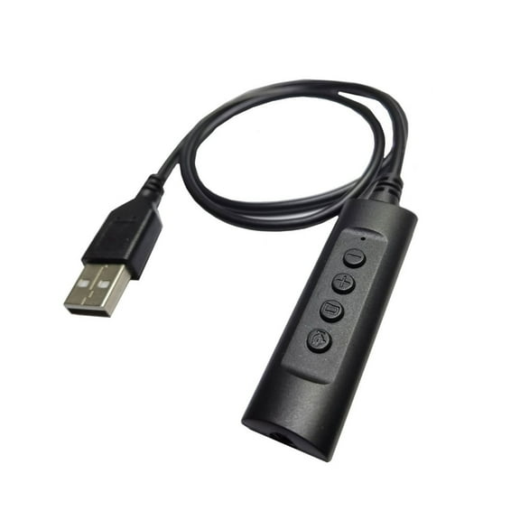 KRTYDBFZ USB Sound Card Virtual Channel for Headphone, Laptops Gamings Strong Compatibility Plugs and Use Drive Not Need