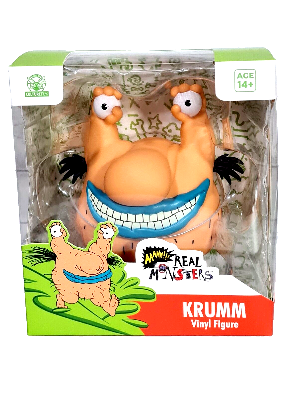 KRUMM VINYL FIGURE REAL MONSTERS ORANGE 2023 CULTUREFLY 5 INCH