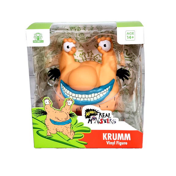 KRUMM VINYL FIGURE REAL MONSTERS ORANGE 2023 CULTUREFLY 5 INCH NICKELODEON