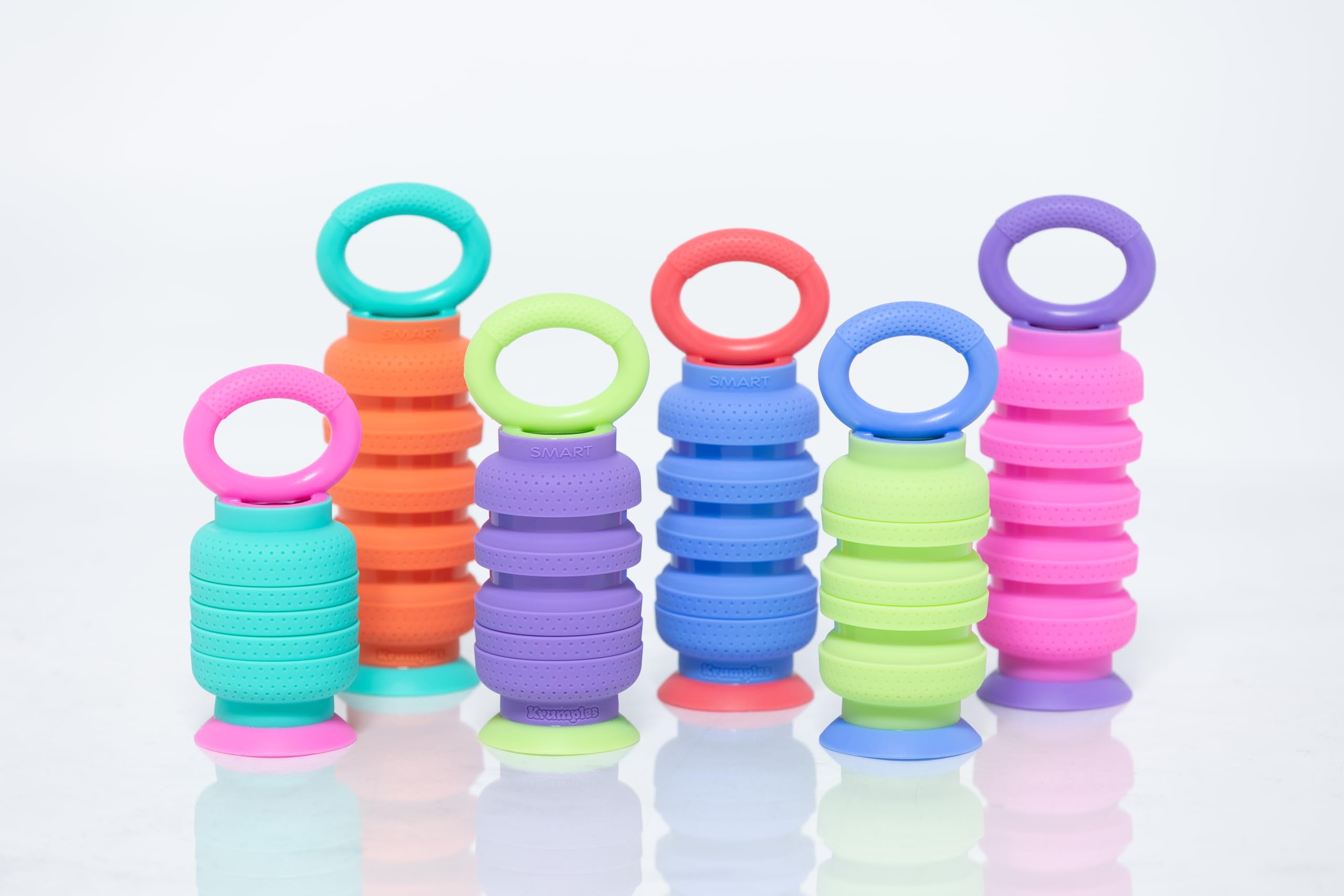 KRUMPLES Fidget PLUNGY 6-Pack - On-The-Go Fidget Fun