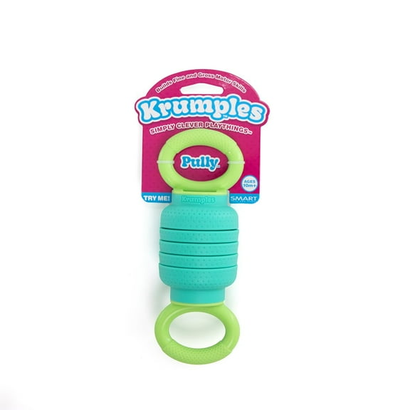 KRUMPLES Pully Teal - Ridiculously Fun Fidget Playthings for All Ages Made from Food Grade Silicone!