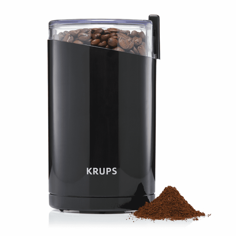 Kaffe Electric Coffee Grinder with Cleaning Brush - White - KF2040