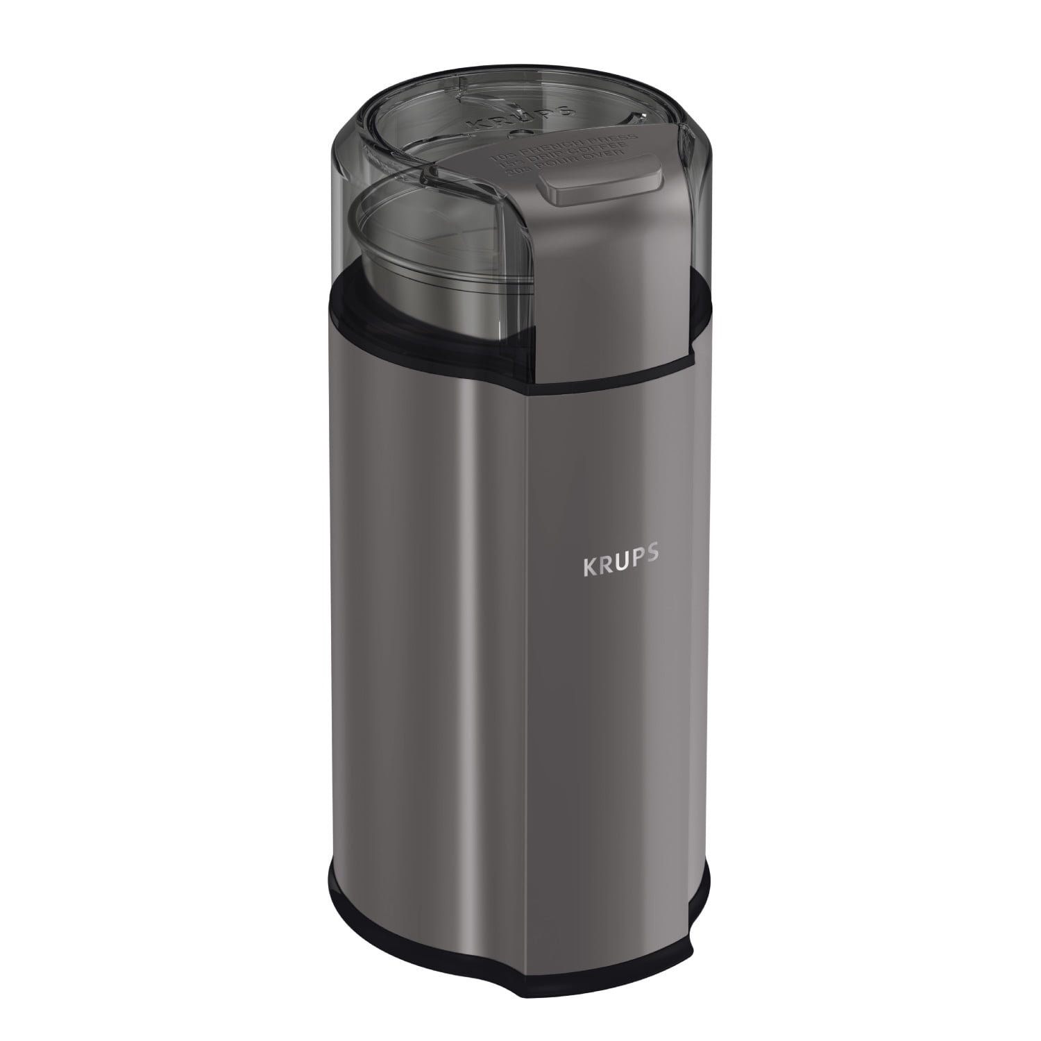 Krups Silent Vortex Electric Coffee and Spice Blade Grinder, Removable Grinder Bowl, GX332B50
