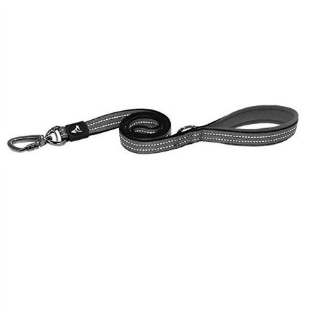 KRUZ PET KZV5048-05L 4' Reflective Heavy Duty Click & Lock Hook Leash, Large