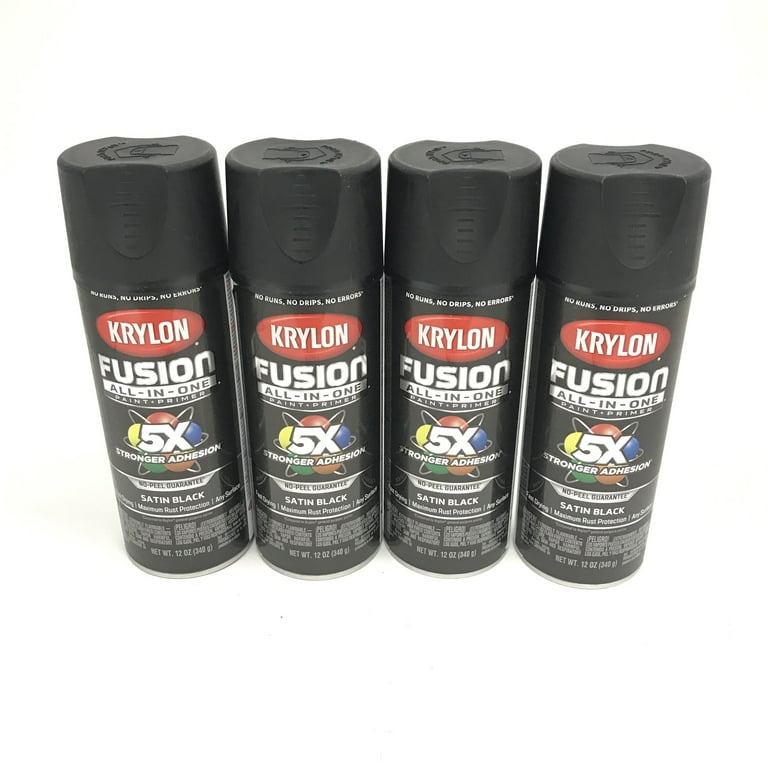 12 oz. All Surface Matte Black Spray Paint and Primer in One (6 Pack)