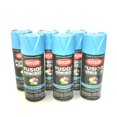 thumbnail image 1 of KRYLON 2741-6 PACK SATIN LAGOON BLUE All-In-One Fusion Paint & Primer - No-Peel - 12 oz Aerosol, 1 of 3