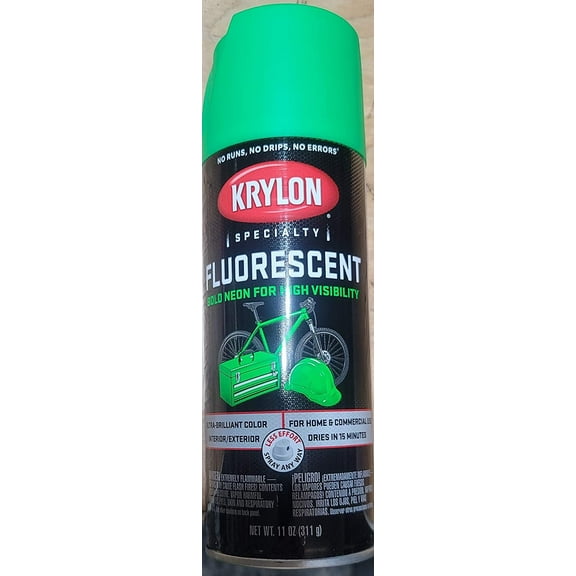 KRYLON K03106777 11OZ Fluorescent Green Spray