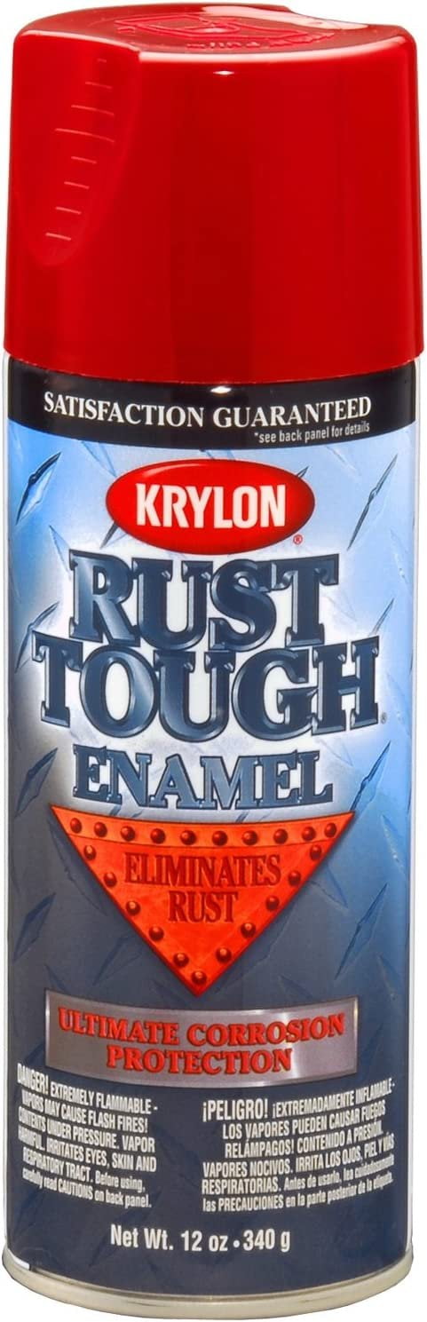 KRYLON K09210007 'Rust Tough' Radiant Red Rust Preventive Enamel - 12 ...