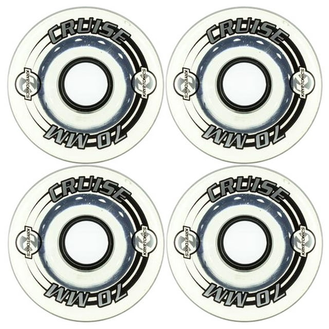 KRYPTONICS CRUISE 70MM 80A CLEAR Longboard Cruiser Skateboard Wheels