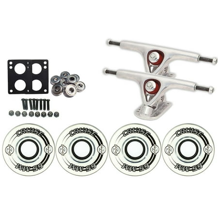 KRYPTONICS CRUISE Truck Wheel Pack 65mm CLEAR Paris 180