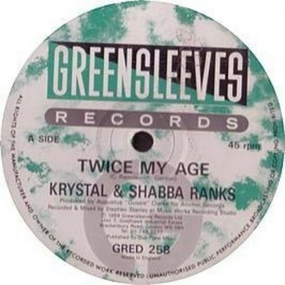KRYSTAL / RANKS,SHABBA - Twice My Age - Vinyl
