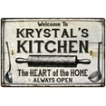 thumbnail image 1 of KRYSTAL'S Kitchen Farmhouse Sign 16 x 24 Matte Finish Metal 116240033416, 1 of 1
