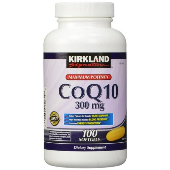 KS CoQ10 300 mg 100 Softgels - 2 Pack