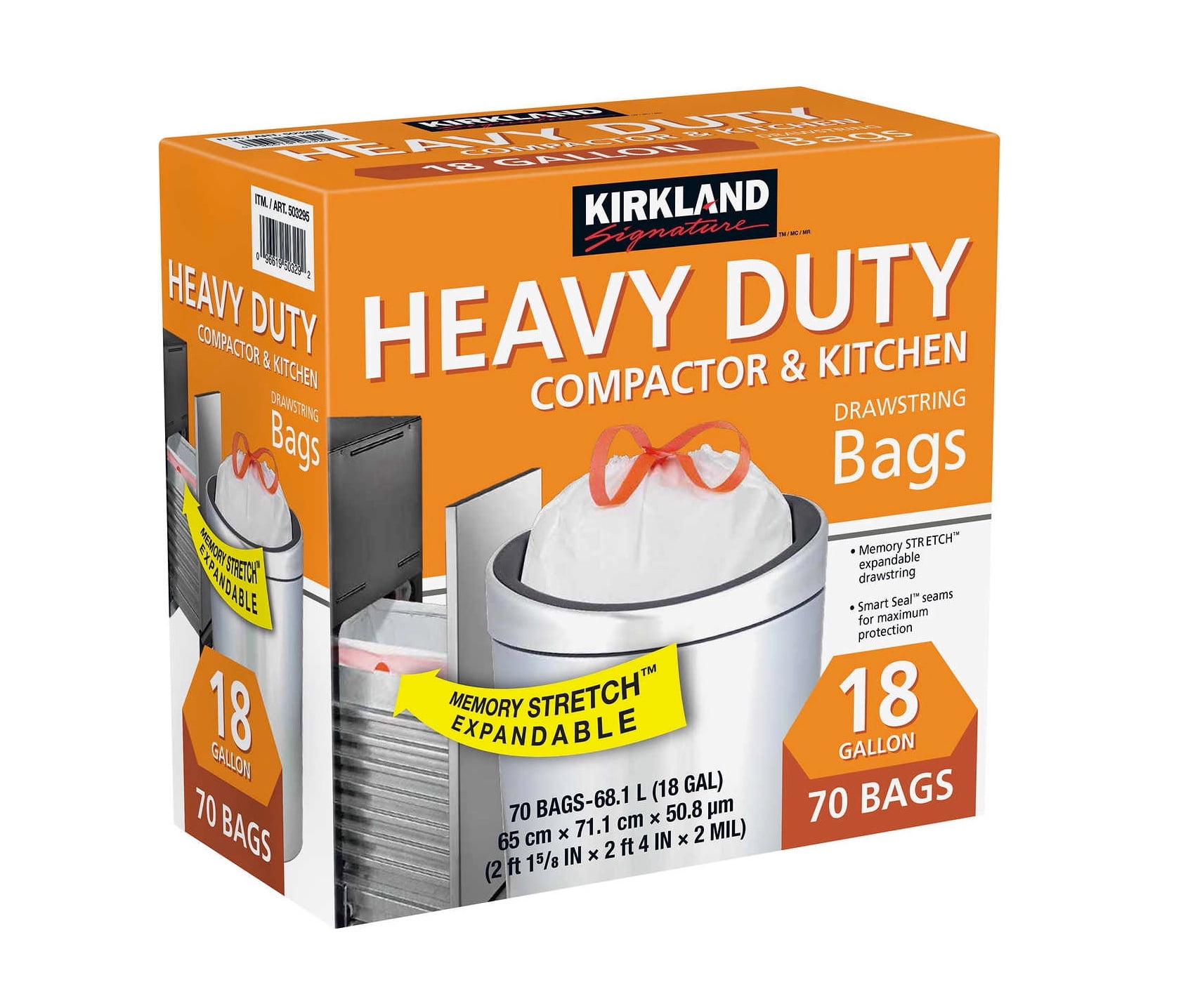 KS Heavy Duty Plastic Drawstring Liners Compactor Kitchen Trash Bags   KS Compactor Kitchen Trash Bags 18 Gallon 70 Ct 1PK 54e34251 9668 4701 818c Bdb02c1eea06.ccb4220272251f0ca4f457ab6cd016ad 