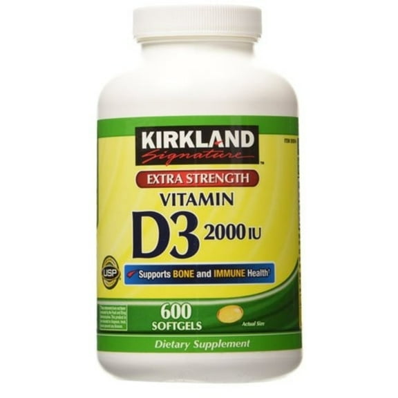 KS Extra Strength Vitamin D3 2000 I.U. - 600 Softgels