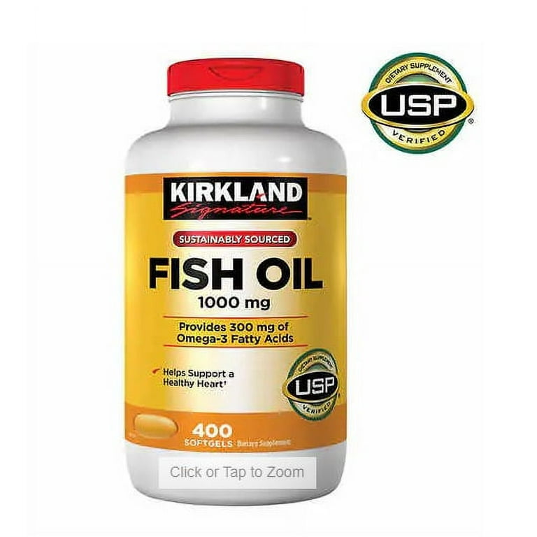 Kirkland omega 3 fish oil 1000 mg 400 softgels deals