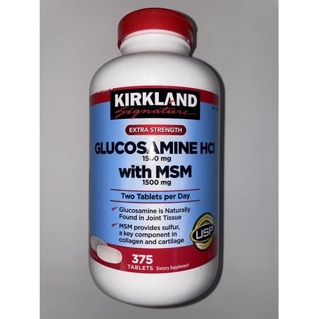 Kirkland Signature Glucosamine HCI with MSM - 375 Tablet