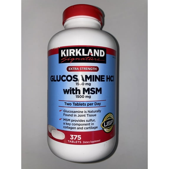 Kirkland Signature Glucosamine HCI with MSM - 375 Tablet