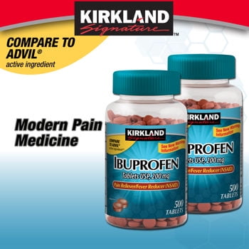 KS Ibuprofen USP 200 mg 500 Tablets - 2 Pack