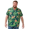 thumbnail image 1 of Men's Big & Tall Tropical Rayon Short-Sleeve Shirt, 1 of 6