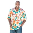 thumbnail image 1 of Men's Big & Tall Tropical Rayon Short-Sleeve Shirt, 1 of 5