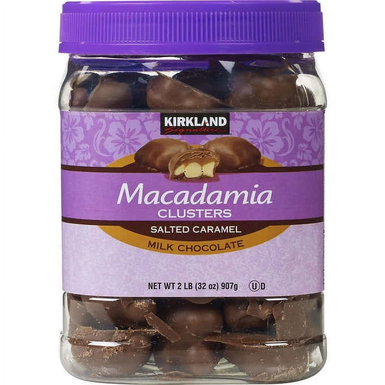 Signature Macadamia Clusters, Salted Caramel Milk Chocolate, 32