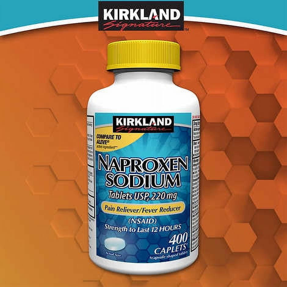 KS Naproxen Sodium Pain Reliever/Fever Reducer (NSAID) 220mg., 400