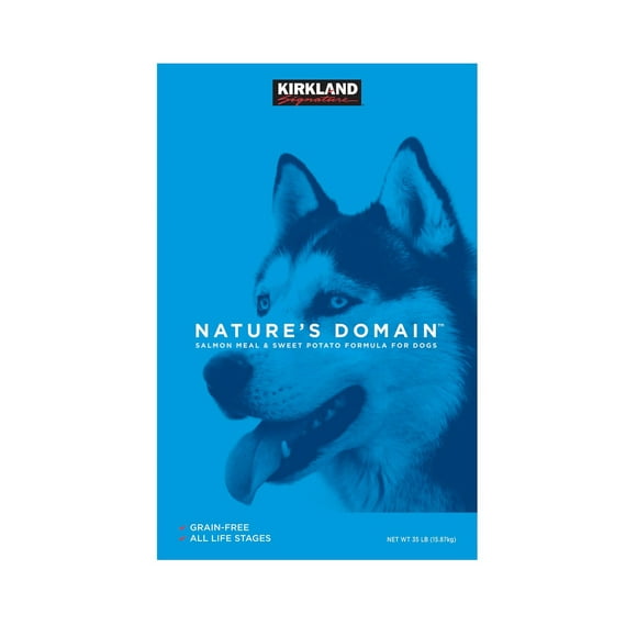 KS Nature's Domain Dog Food, Salmon & Sweet Potato, 35 lbs 1PK