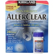 KS Non Drowsy AllerClear - 365 Tablets