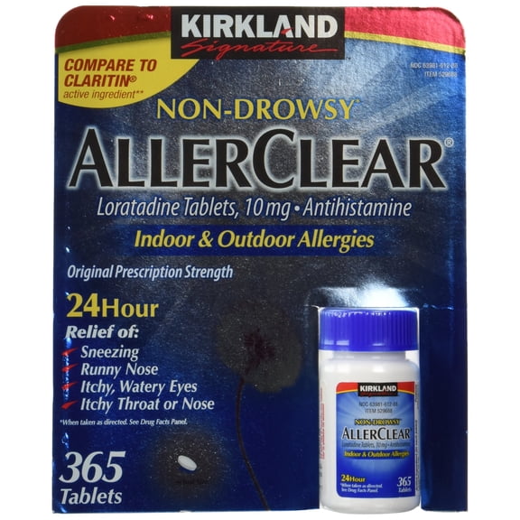 KS Non Drowsy AllerClear - 365 Tablets