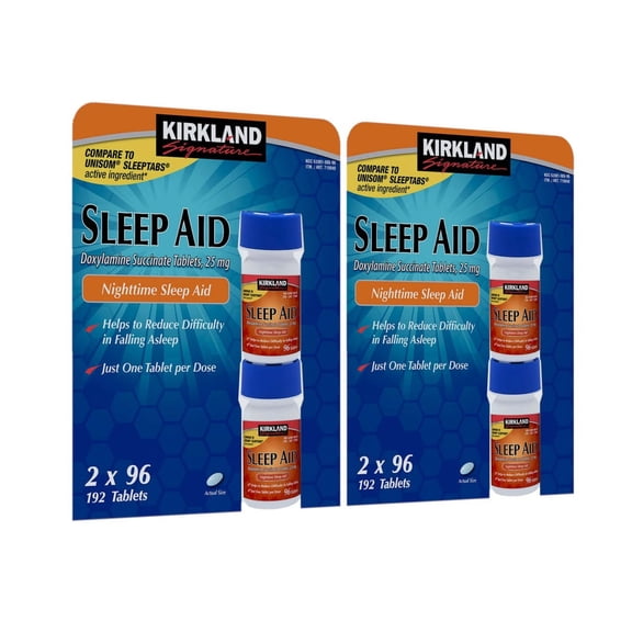 KS Sleep Aid 25 mg - 96 Tablets (Pack of 4)