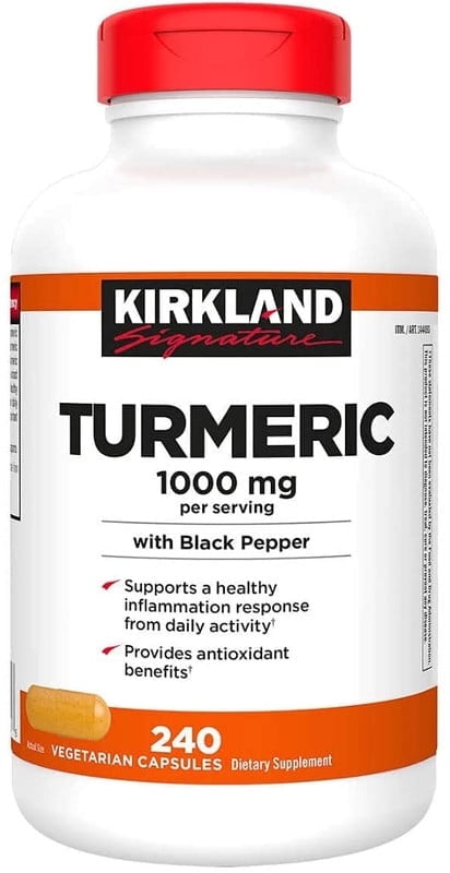 Kirkland Signature Turmeric 1000 mg., 240 Capsules