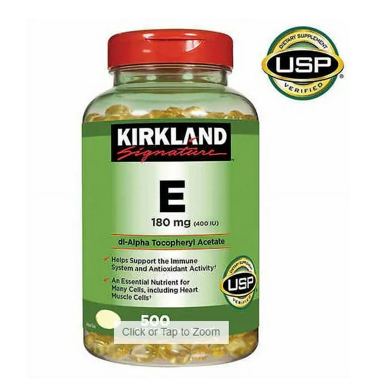 Vitamin E 180 mg (400 IU) Softgels, Essential Nutrient