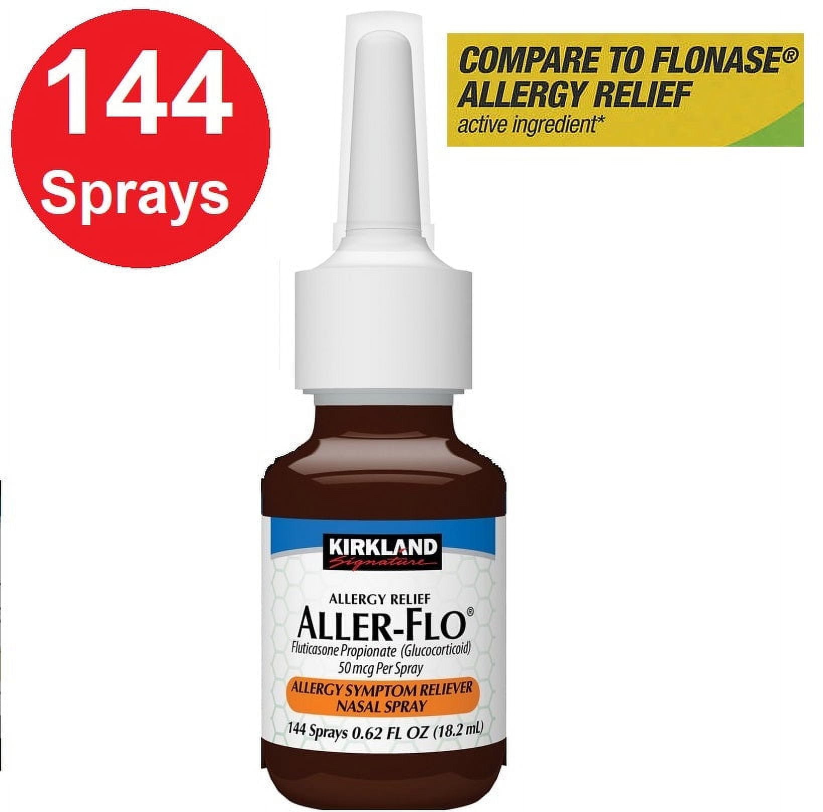 KS 1 Bottle NonDrowsy Allergy Relief Spray Fluticasone Propionate