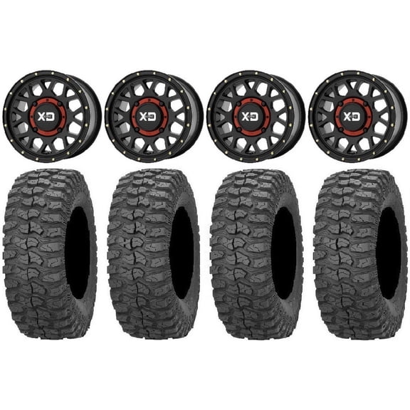 KS135 Grenade 14" Wheels 28" Rock-A-Billy Tires Can-Am Commander Maverick Renegade Outlander Defender