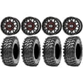thumbnail image 1 of KS135 Grenade 14" Wheels 30" Rampage Tires Can-Am Commander Maverick Renegade Outlander Defender, 1 of 4