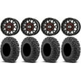 thumbnail image 1 of KS135 Grenade 14" Wheels 32" MotoVator Tires Polaris RZR XP 1000 / PRO XP / Ranger XP 900/1000, 1 of 4