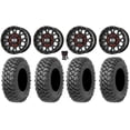 thumbnail image 1 of KS135 Grenade 15" Wheels Black 32" Alpha Tires Kawasaki Teryx Mule, 1 of 4
