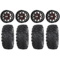 thumbnail image 1 of KS135 Grenade 15" Wheels Black 32" Roctane T4 Tires Can-Am Commander Maverick Renegade Outlander Defender, 1 of 4